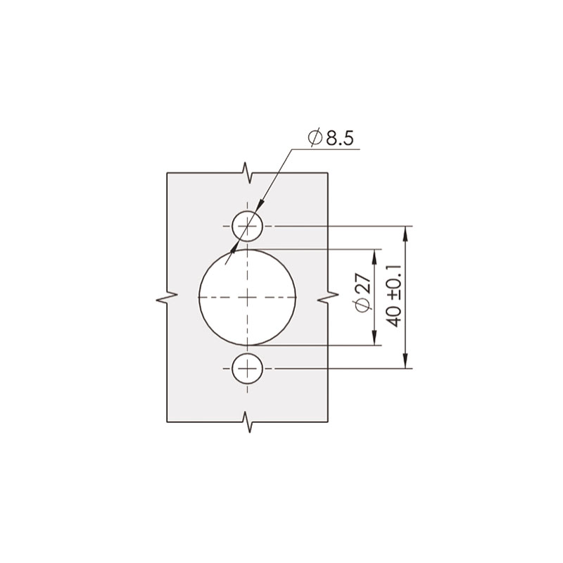 MS807-3B Cerraduras universales de acero inoxidable para puerta izquierda derecha de 60°