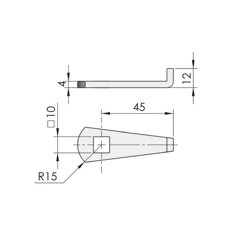 MS807-3B Cerraduras universales de acero inoxidable para puerta izquierda derecha de 60°