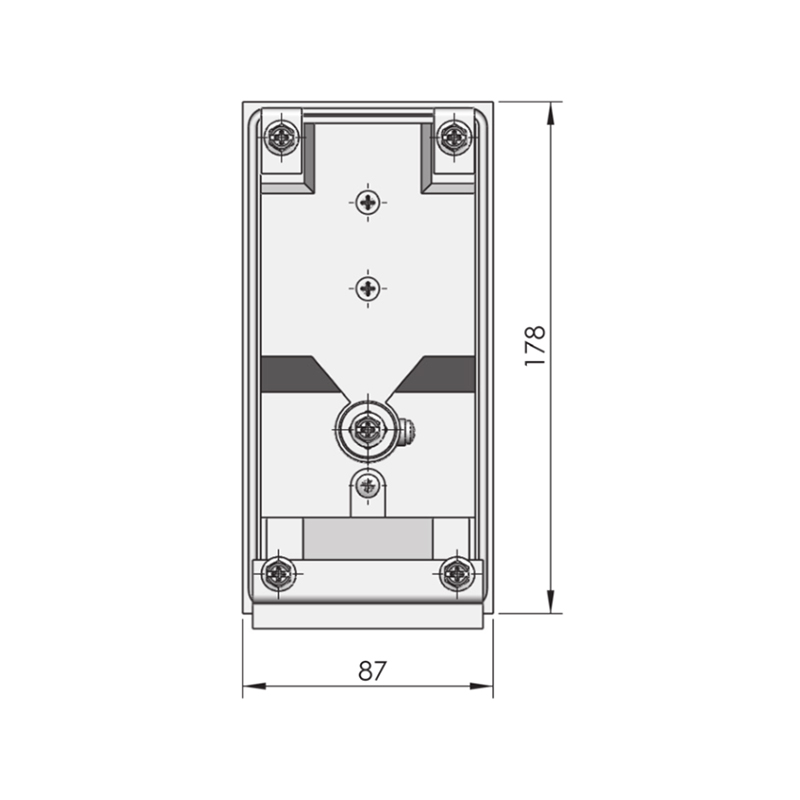 Cerraduras electrónicas pasivas de aluminio DS888-1 con manija