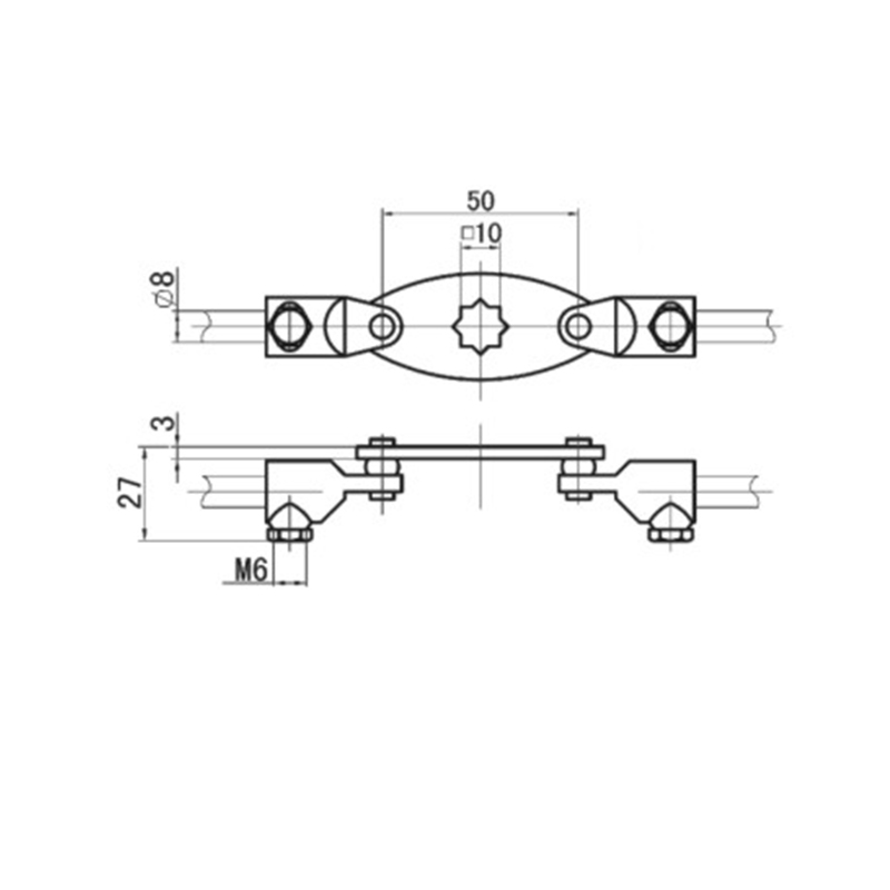 Cerraduras de cambio de caja industrial de acero inoxidable FMS888-1S