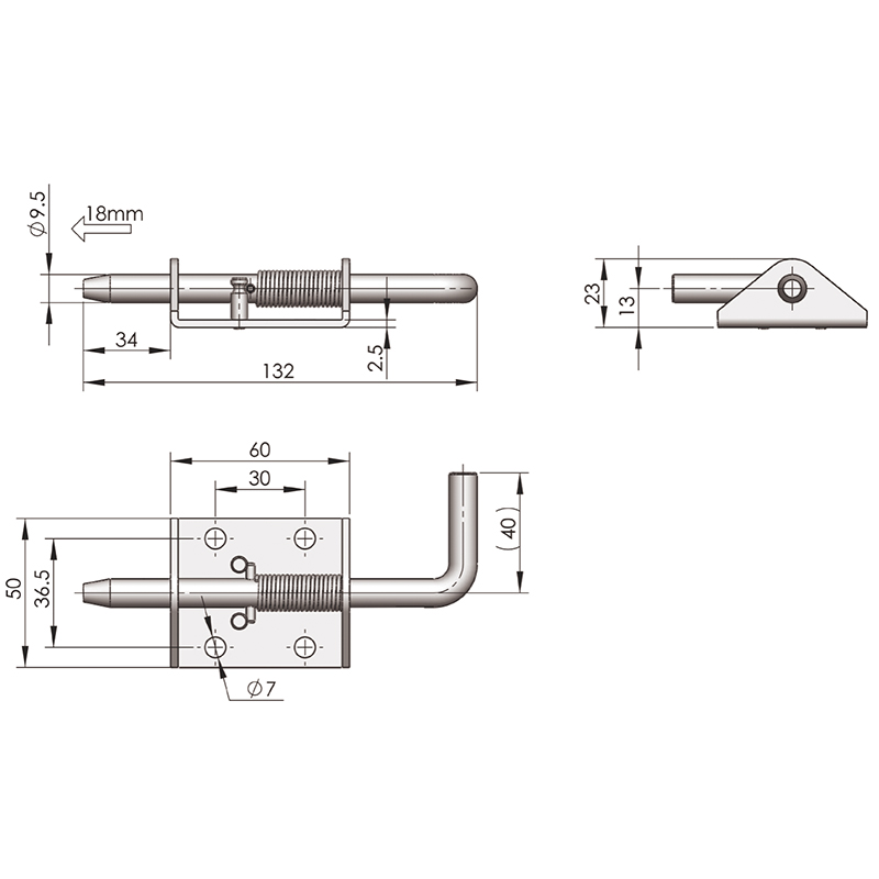 CL263 1295N Bisagras incorporadas de hierro y acero al carbono con revestimiento de zinc blanco de carga radial