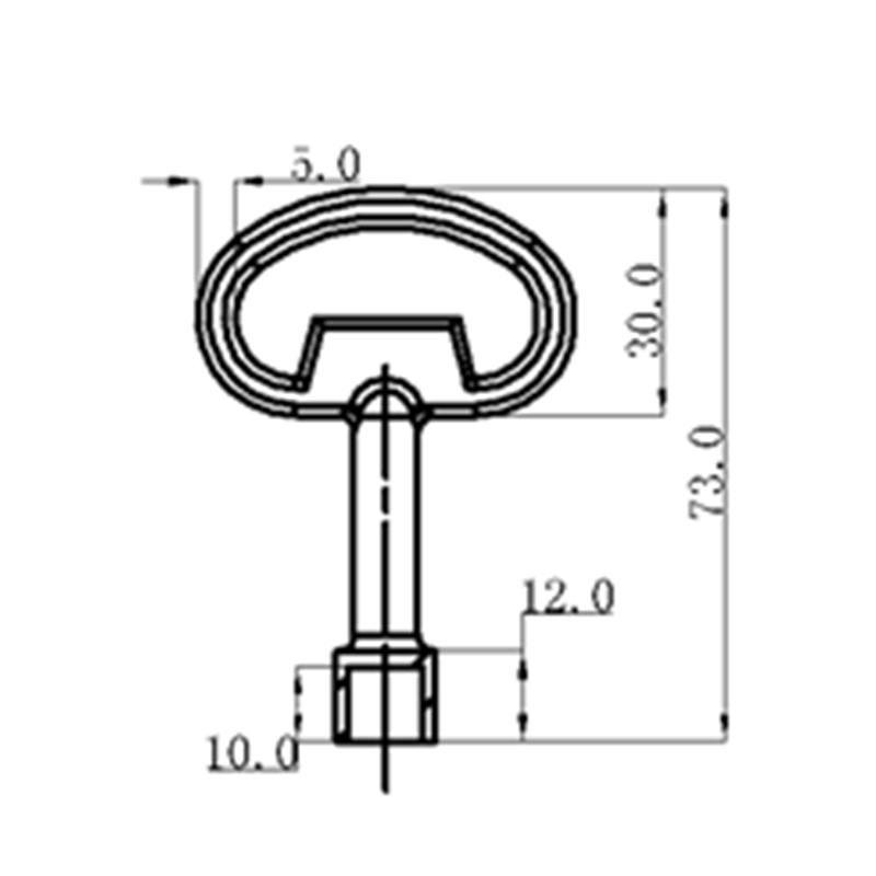 Accesorios de bloqueo de llave para herramientas K3 de 73 mm de largo