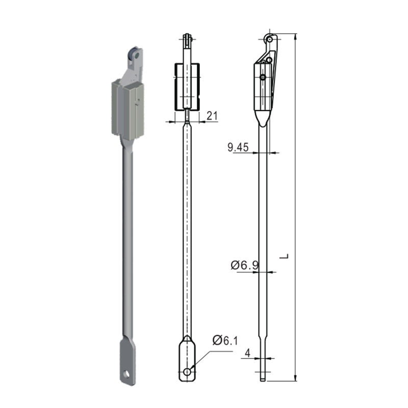 Accesorios de cerradura industrial de biela LG002-3