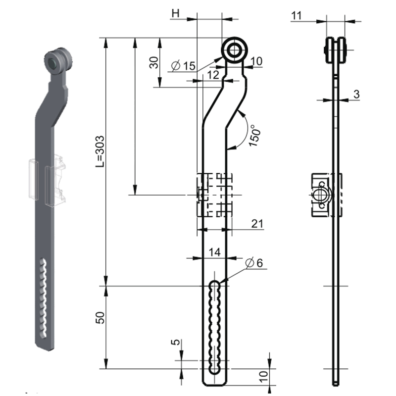 Accesorios de biela multimodelo LG006-C