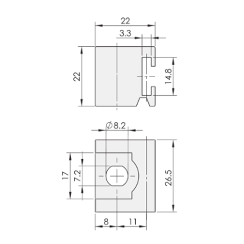 Accesorio de biela de nailon RG001