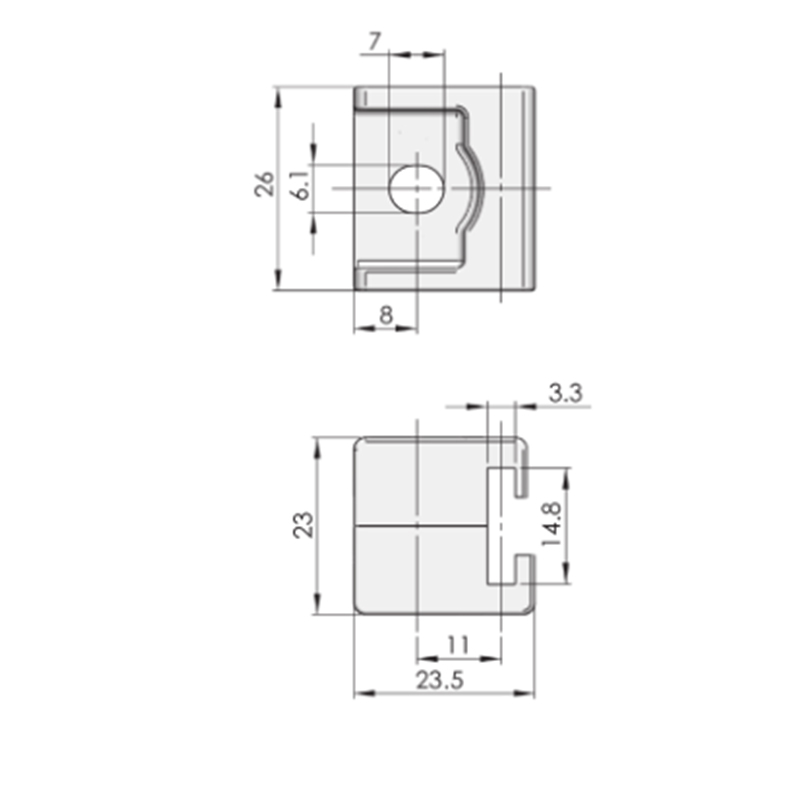 Accesorio de biela negro RG001-5